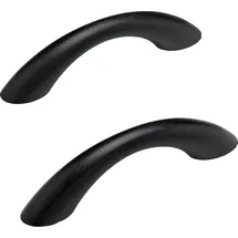 Ottofond Wannengriffe Atlanta 2er Set schwarz