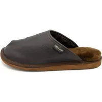 Hollert Lammfell Hausschuhe LUITPOLD - Schuhgröße: EUR 46 EU, Farbe: Braun - Braun - 46