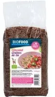 BIOFOOD Graines de lin BIO Graine(S) De Lin 1 kg