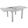 deluke Gartentisch 90 x 90 x 75 cm Grau