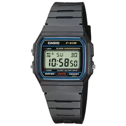Chronograph, schwarz, CASIO TIMELESS COLLECTION, Armbanduhren, Damen, Quarzuhr, Armbanduhr,Herren,Damen,Jugendliche, Digitaluhr,Resinarmband
