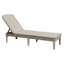KETER Jaipur Gartenliege 195 x 65 x 22 cm Braun