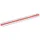 Wedo 52 55002 Lineal 300 mm Kunststoff, Rot, weiß
