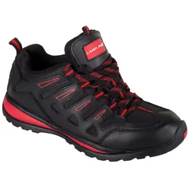 LAHTI PRO Leder/Oxford Schuhe Schwarz-Rot, Sb, "46", Ce, Lahti - Schwarz/Rot - 46