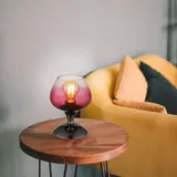 GLOBO Tischleuchte Beistelllampe Schreibtischlampe Metall-Chrom BigLight