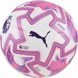 Puma Orbita Match PL Brilliance (FIFA Quality), Outdoor-Fußball, weiß - Weiß/Dunkelblau/Rosa