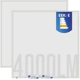 LECOM LED Panel 2x 62 x 62 cm tageslichtweiss/neutralweiß