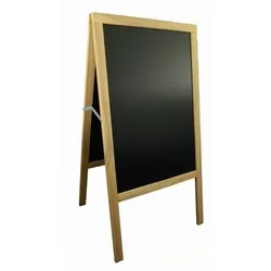 Holz-Fichtner Aufsteller doppelseitig, Laubholz hell 133x69cm