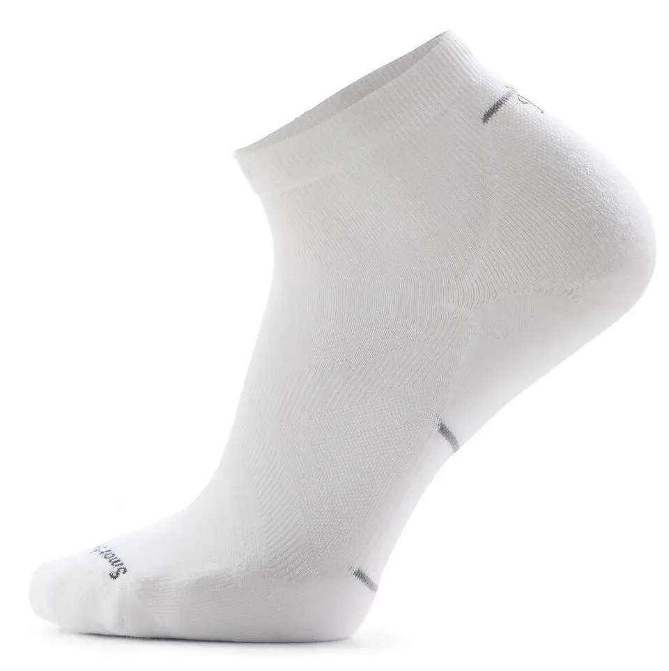 Smartwool Herren Run Targeted Cushion Ankle Laufsocken - 46-49 - white/white