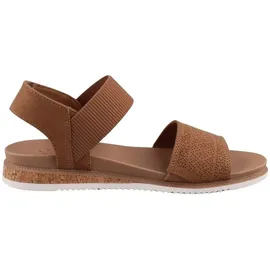 SKECHERS Damen Desert Kiss Low Top Look Flache Sandale, Kastanie, 40