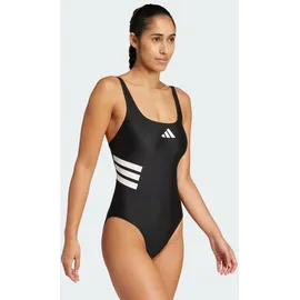 adidas 3-Streifen U-back Badeanzug Black / White 36