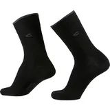 CAMEL ACTIVE 2er Pack Basic Socks 6590 610 black Strumpf schwarz Socken Doppelpack, Size:43-46