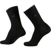 CAMEL ACTIVE 2er Pack Basic Socks 6590 610 black Strumpf schwarz Socken Doppelpack, Size:43-46
