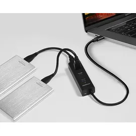 AXAGON HUE-S2C USB-C 4-Port-USB-3.0 Charging Hub,