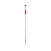 Schake Absperrpfosten Typ 4042EB/2, ortsfest, Ø42mm + Einschlagspitze, weiß