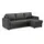 Atlantic Home Collection Ecksofa »Dublin L-Form«, Bettfunktion und Bettkasten, Recamiere links oder rechts montierbar