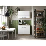 Respekta Buffet 100 x 200 x 60 cm Weiß/Eiche