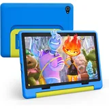 freeski Kinder Tablet 10.1 Zoll, Android 14 Tablet für Kinder mit Kindersicherung APP, 8GB+64GB+1TB Erweiterbar, 5MP+8MP, 5000mAh, Wi-Fi, Bluetooth, Type-C(Blau)