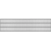 FA-Bausysteme Doppelstabmattenzaun 6/5/6 250 cm x 63 cm Anthrazit