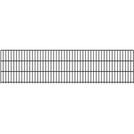 FA-Bausysteme Doppelstabmattenzaun 6/5/6 250 cm x 63 cm Anthrazit