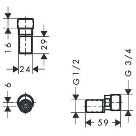 Hansgrohe S-Anschluss-Set
