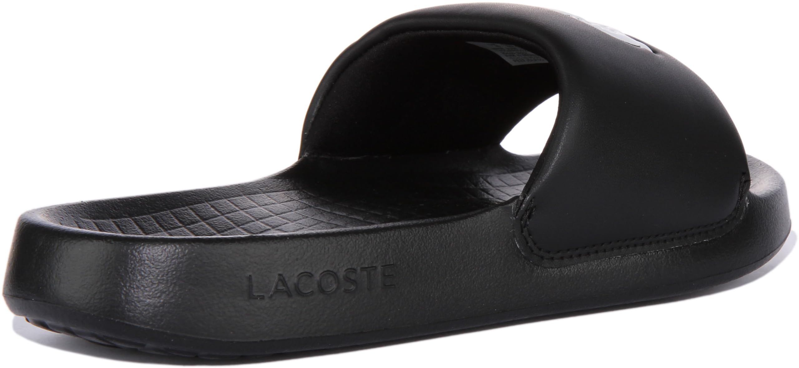 Lacoste Herren Croco 1.0 Synthetic Slides Sandale, Schwarz, 46 EU - 46 EU