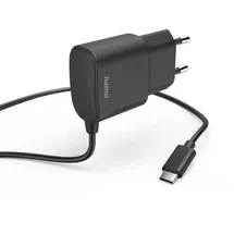 Hama Ladegerät mit USB-C-Anschluss, 12 W, 1,0 m, Schwarz