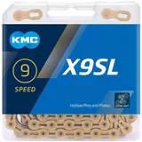 KMC X9SL Ti-N Gold 1/2" x 11/128" 114 Glieder 9-fach
