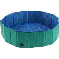 Flamingo Doggy Splash Pool Green/Blue M - (540058500218) (Hundepool), Hundespielzeug