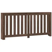 vidaXL Heizkörperverkleidung Braun Eiche 175x20x82 cm Holzwerkstoff