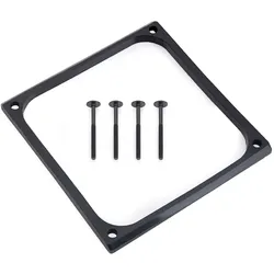 Alphacool 24830, Silikon, Schwarz, 12 cm, 120 mm, 120 mm, 7 mm