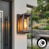 hofstein Wandlampe im modernen Look (MPNR) Schwarz/Silber