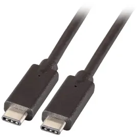 EFB-Elektronik USB-C auf USB-C 0,5 m Schwarz
