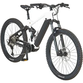 Prophete Dice 5.0 Full-Suspension Weiß-Schwarz Matt 27,5 Zoll