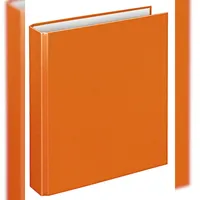 Veloflex Ringordner Basic, A5, orange 2-D-Ring-Mechanik 25 mm,