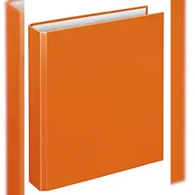 Veloflex Ringordner Basic, A5, orange 2-D-Ring-Mechanik 25 mm,