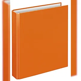 Veloflex Ringordner Basic, A5, orange 2-D-Ring-Mechanik 25 mm,