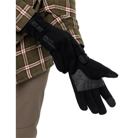 Jack Wolfskin Unisex Winter Wool Glove Handschuh, Black, M