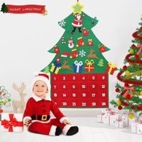 Weihnachten Santa adventskalender zum befüllen 24 Tage Countdown-Kalender weihnachtskalender Santa Weihnachtsmann mit Taschen DIY Weihnachtsschmuc...