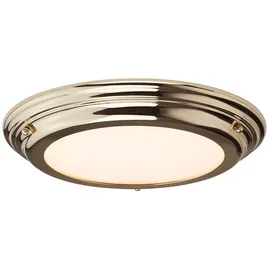 Elstead Lighting Elstead Lighting, Deckenleuchte Welland LED Stahl Messing IP54