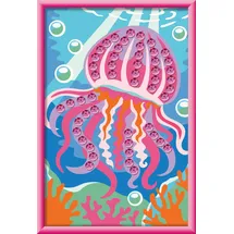 Ravensburger CreArt Malen nach Zahlen 1 St. Farbenfrohe Qualle