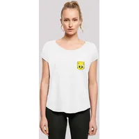 F4NT4STIC Long Cut T-Shirt Looney Tunes Tweety Pie Face