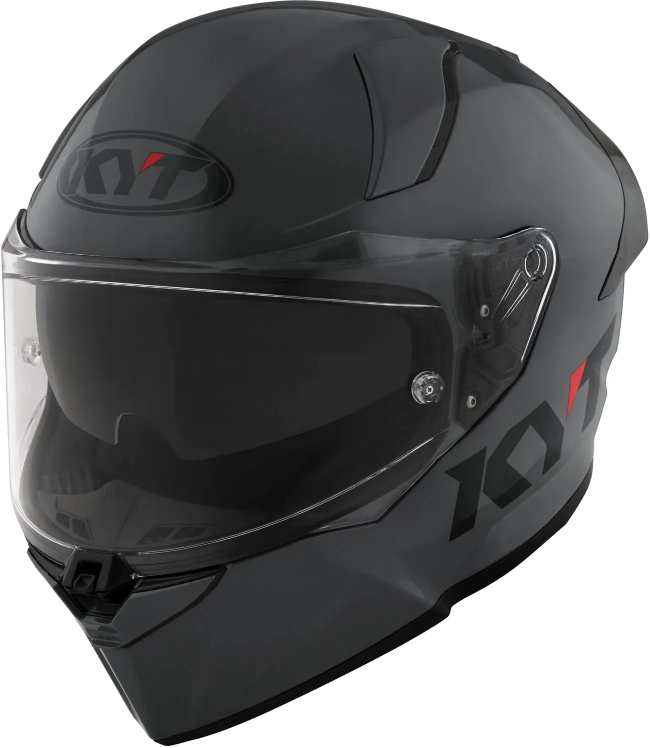 KYT R2R Plain, casque intégral - Gris - XXL