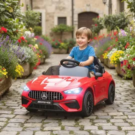 aiyaplay Kinder Elektroauto 12V Mercedes-AMG rot (1-tlg)