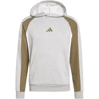 Adidas Seasonal Essentials Colorblock Kapuzenpullover - Medium Grey Heather