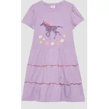 s.Oliver Jersey-Kleid mit Puffärmeln und Pailletten - 116