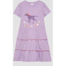 s.Oliver Jersey-Kleid mit Puffärmeln und Pailletten - 116