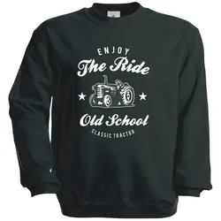 Pullover „Enjoy The Ride Old School“ (schwarz)