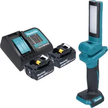 Makita DML 816 SM Akku Arbeitsleuchte 18 V 100 - 500 lm LED + 2x Akku 4,0 Ah + Ladegerät