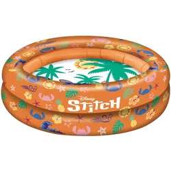 Happy People - Disney Stitch - 2-Ring-Pool Planschbecken (Ø 100cm) Kinderpool planschen Garten Kinder
